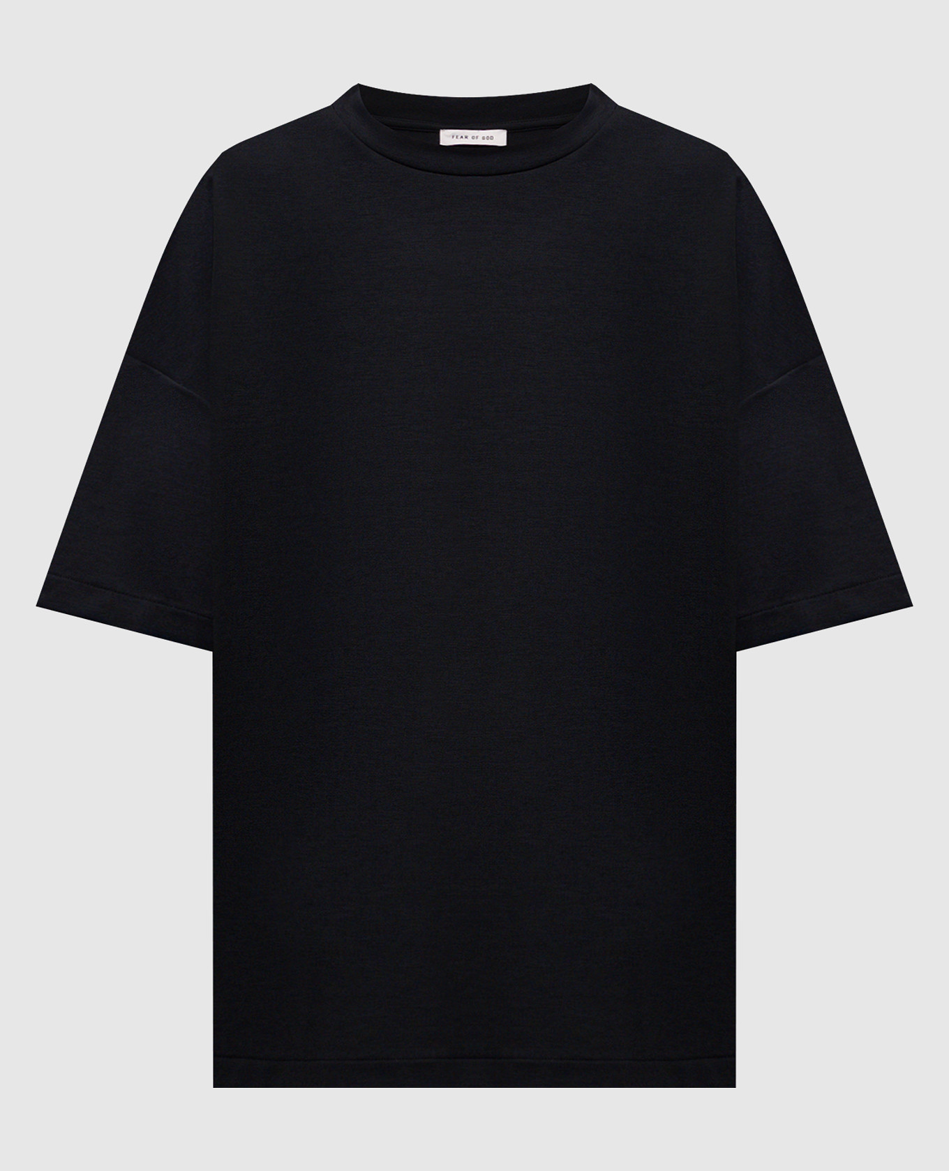 Black T-shirt with logo patch Fear of God