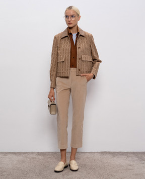Max Mara Weekend Beige corduroy pants MARRUCA MARRUCA