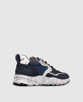 Voile Blanche Blue combined sneakers CLUB01 with logo 0012017465160C01