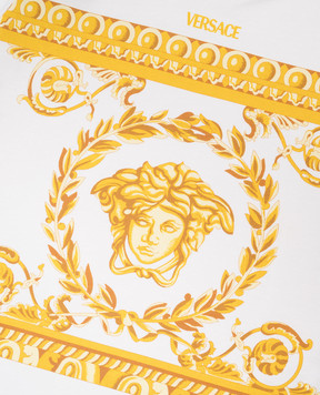 Versace Medusa Garland Kids White T-Shirt 10183421A13183