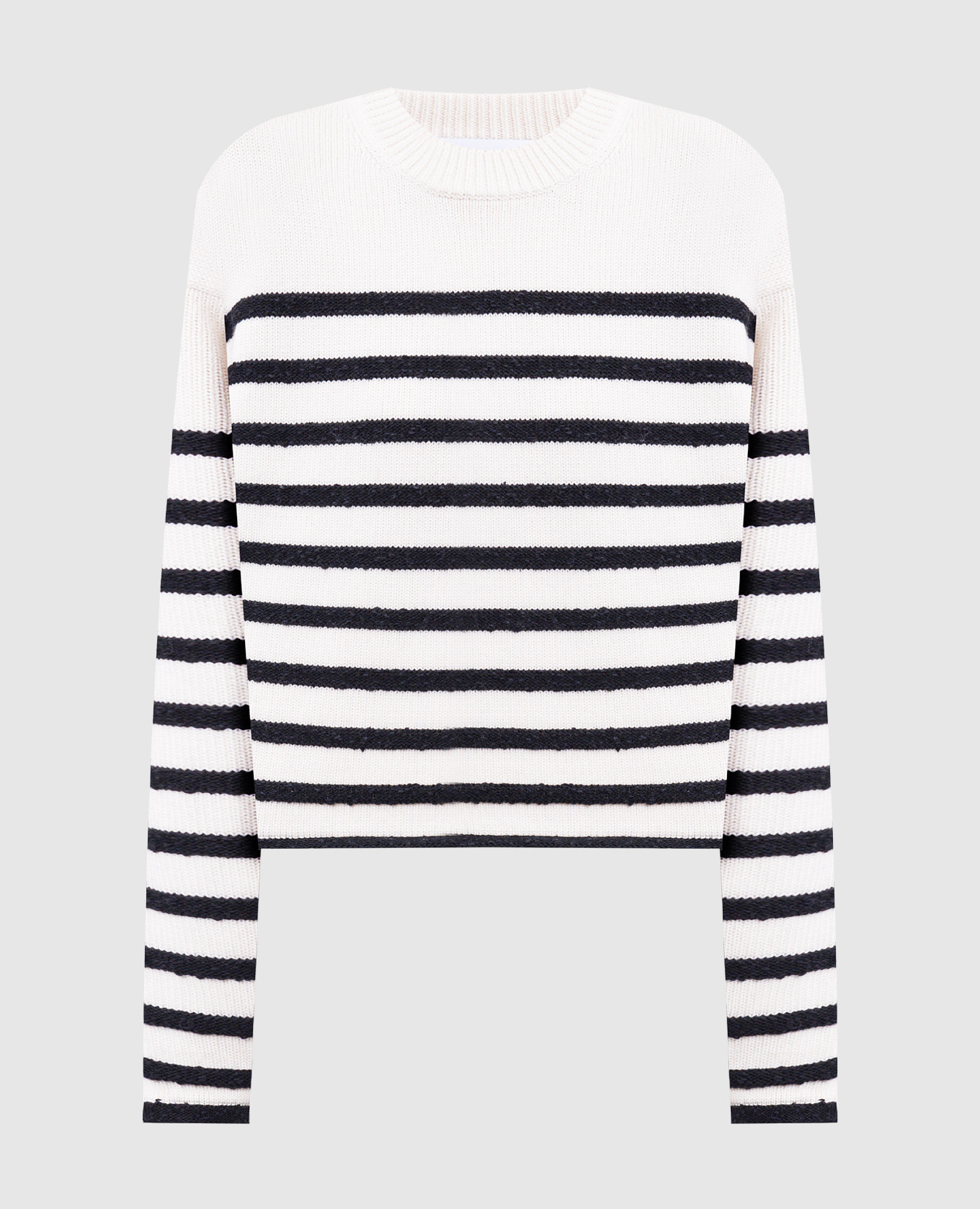 Nia white striped cashmere sweater PROENZA SCHOULER