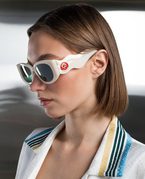 Casablanca The Memphis beige sunglasses EW02005