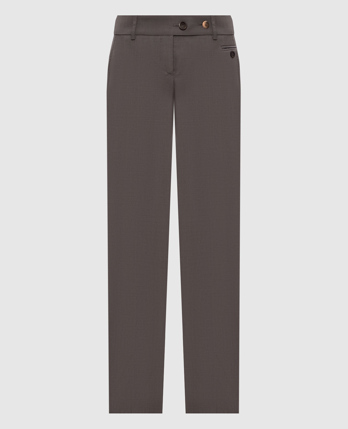 

Gray wool and silk pants Brunello Cucinelli, Grey