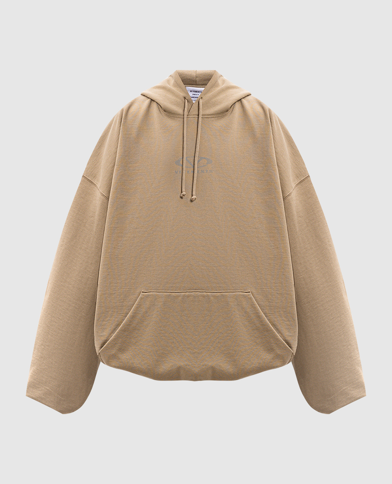 Khaki Logo Hoodie Vetements