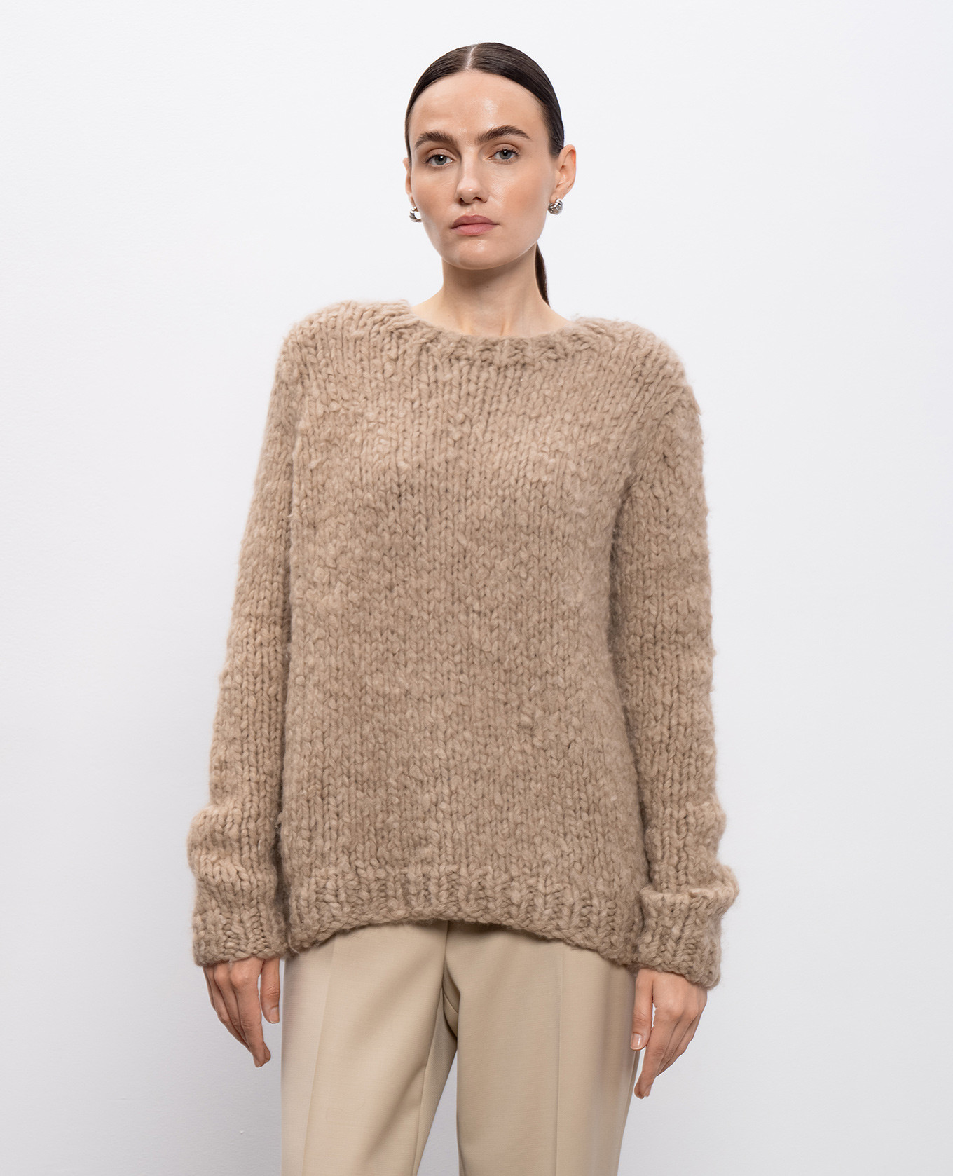 

Lawrence beige cashmere sweater Gabriela Hearst