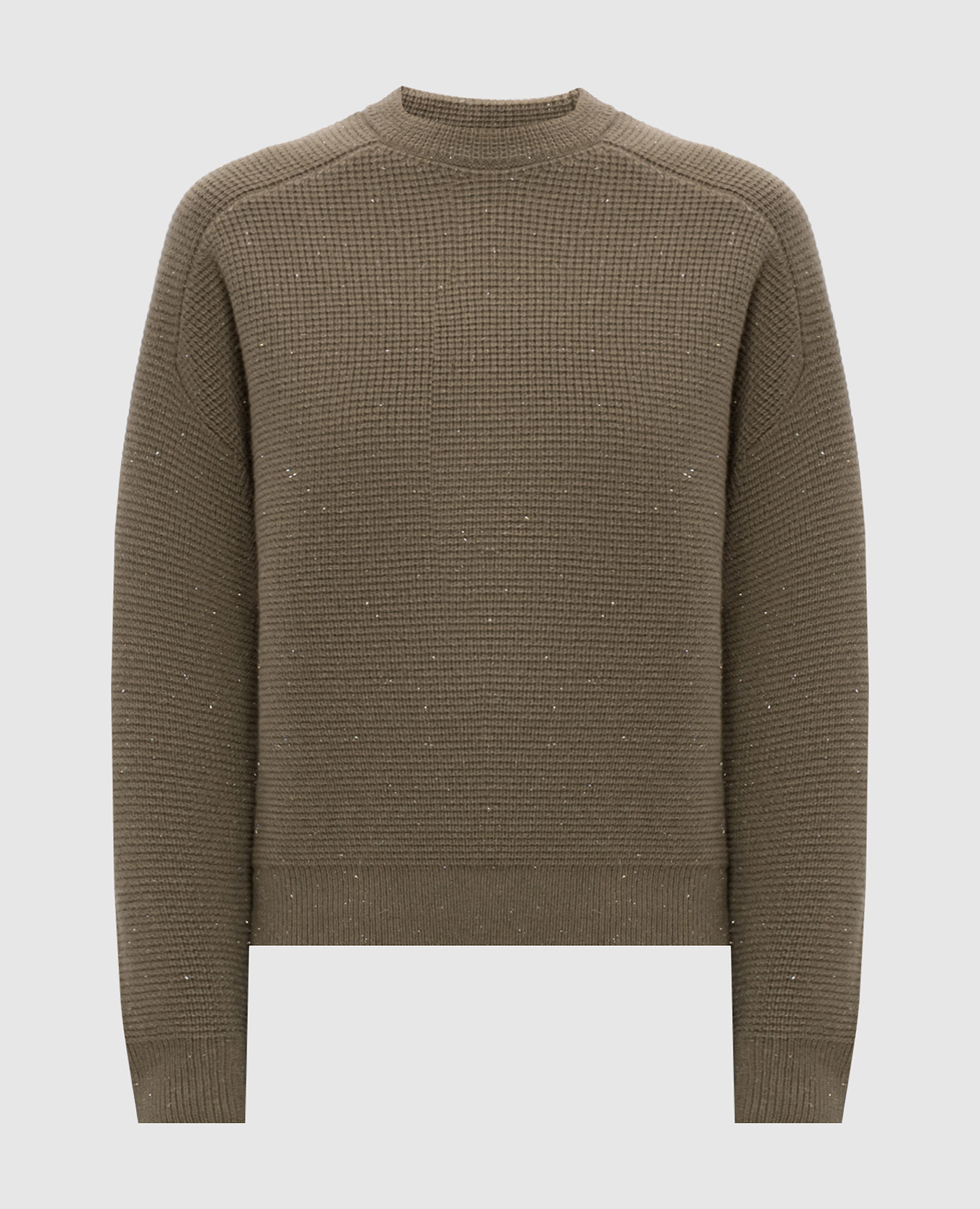 Green sweater with wool, silk and cashmere Peserico