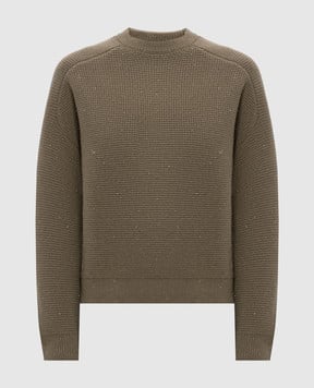 Peserico Green sweater with wool, silk and cashmere S99421F0709095