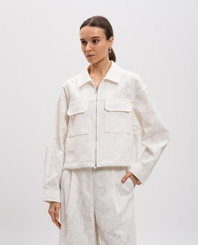 Juun.j White lace jacket JW5364W061