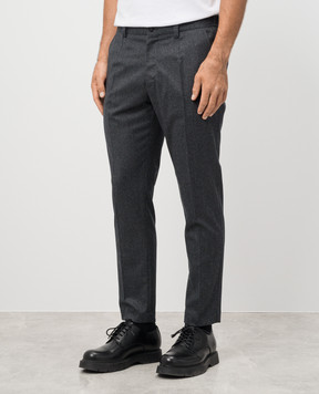 Dolce&Gabbana Gray wool chinos GW13ETFU21Q
