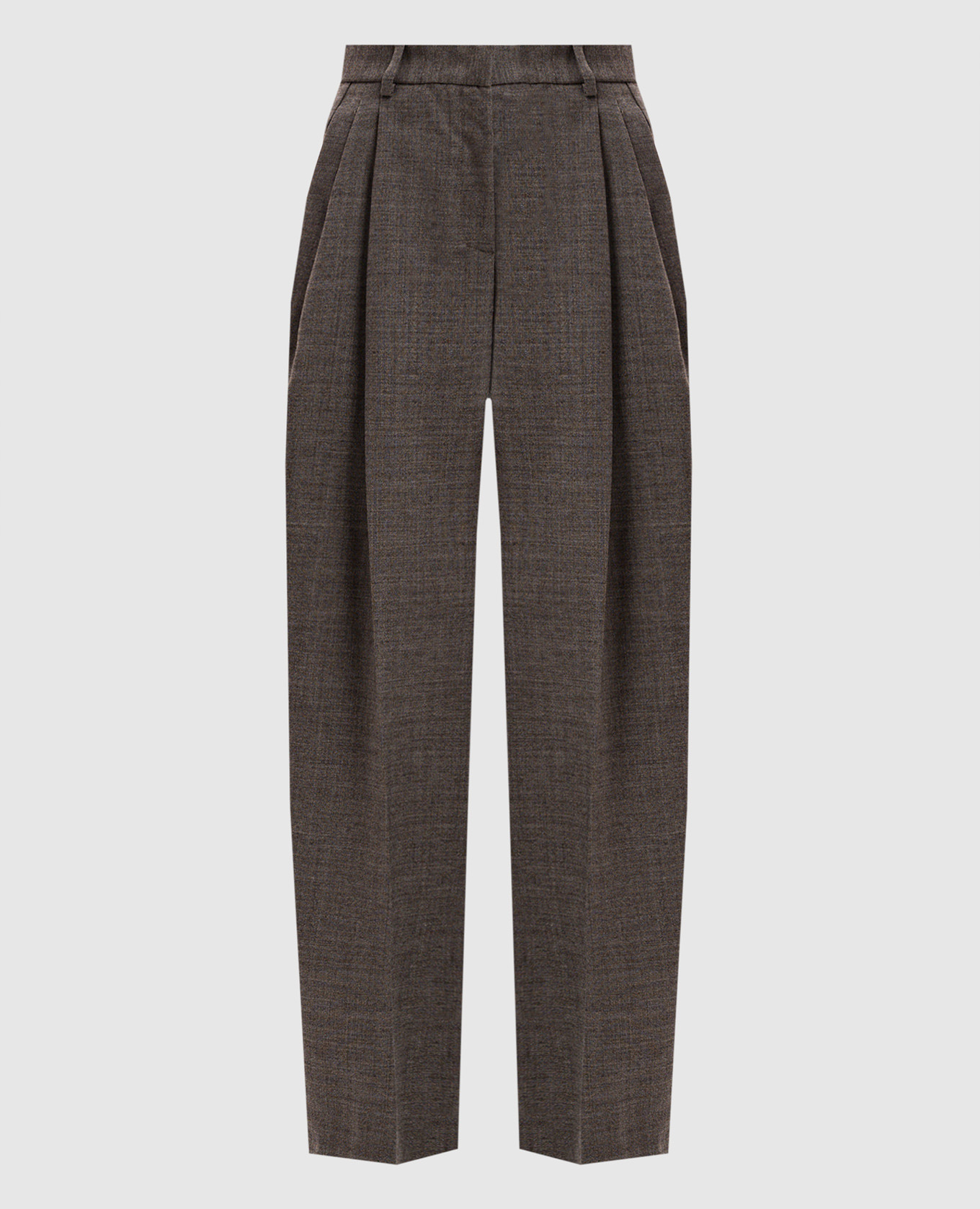 

Tracy brown wool trousers The Andamane