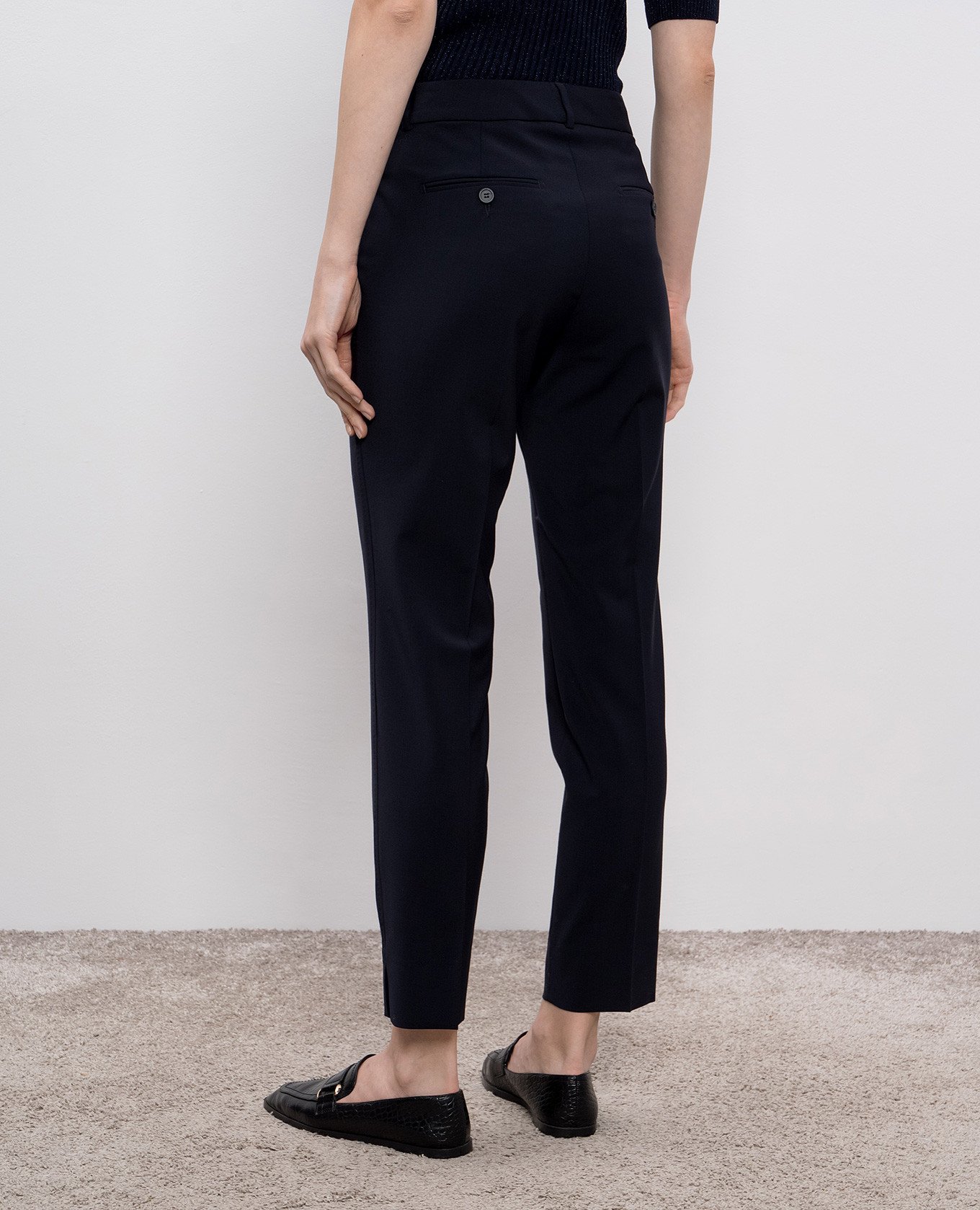 

Blue wool pants Peserico