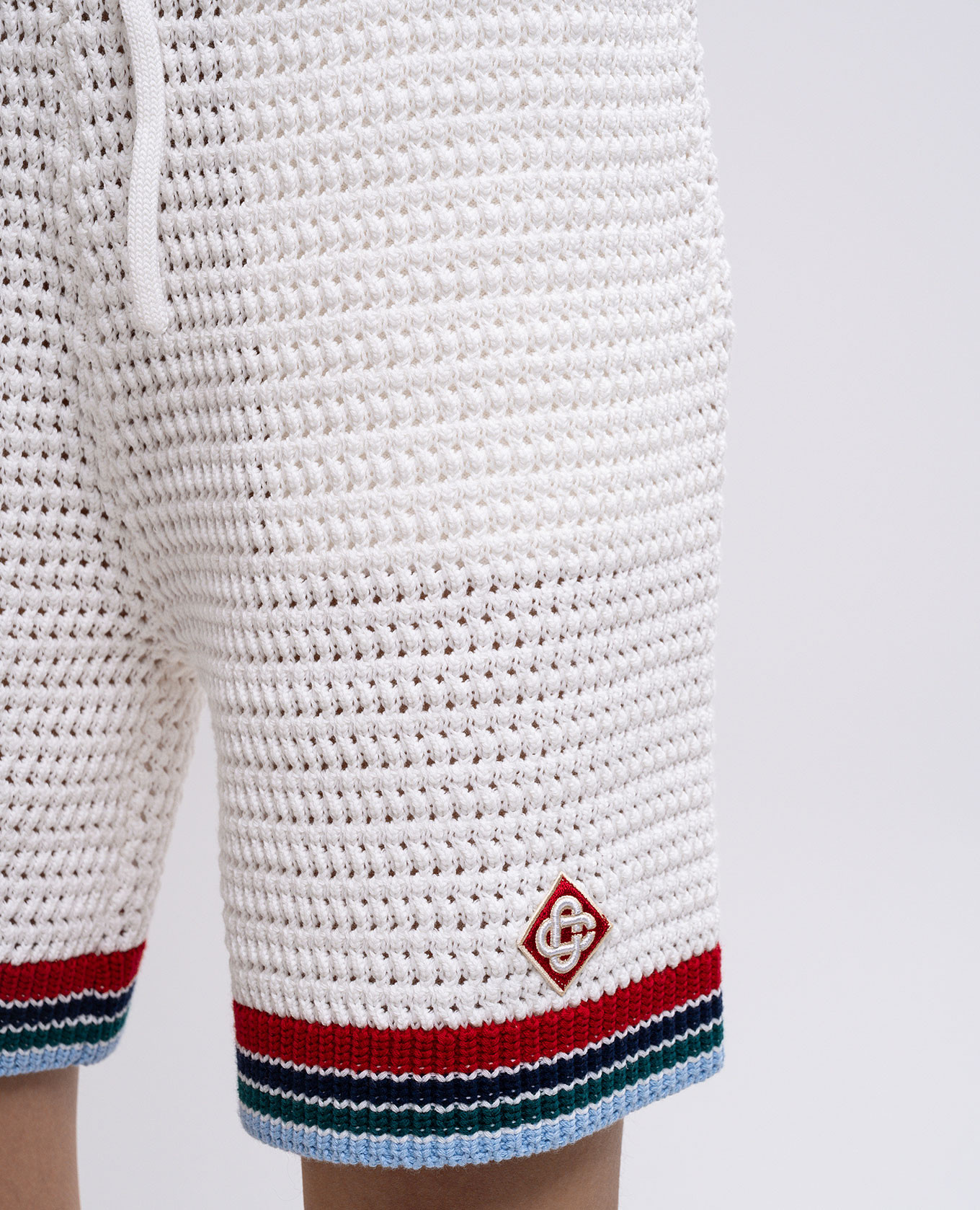 

White shorts with logo patch Casablanca