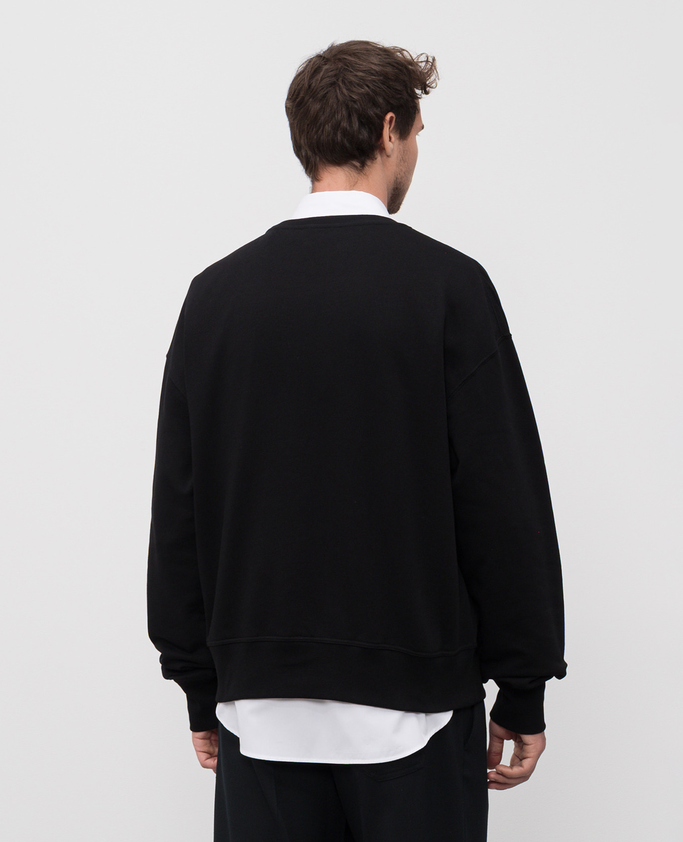

Black sweatshirt with logo Alexander McQueen