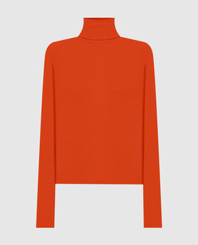 Saint Laurent Orange golf made of wool, silk and cashmere 840802YAPK2