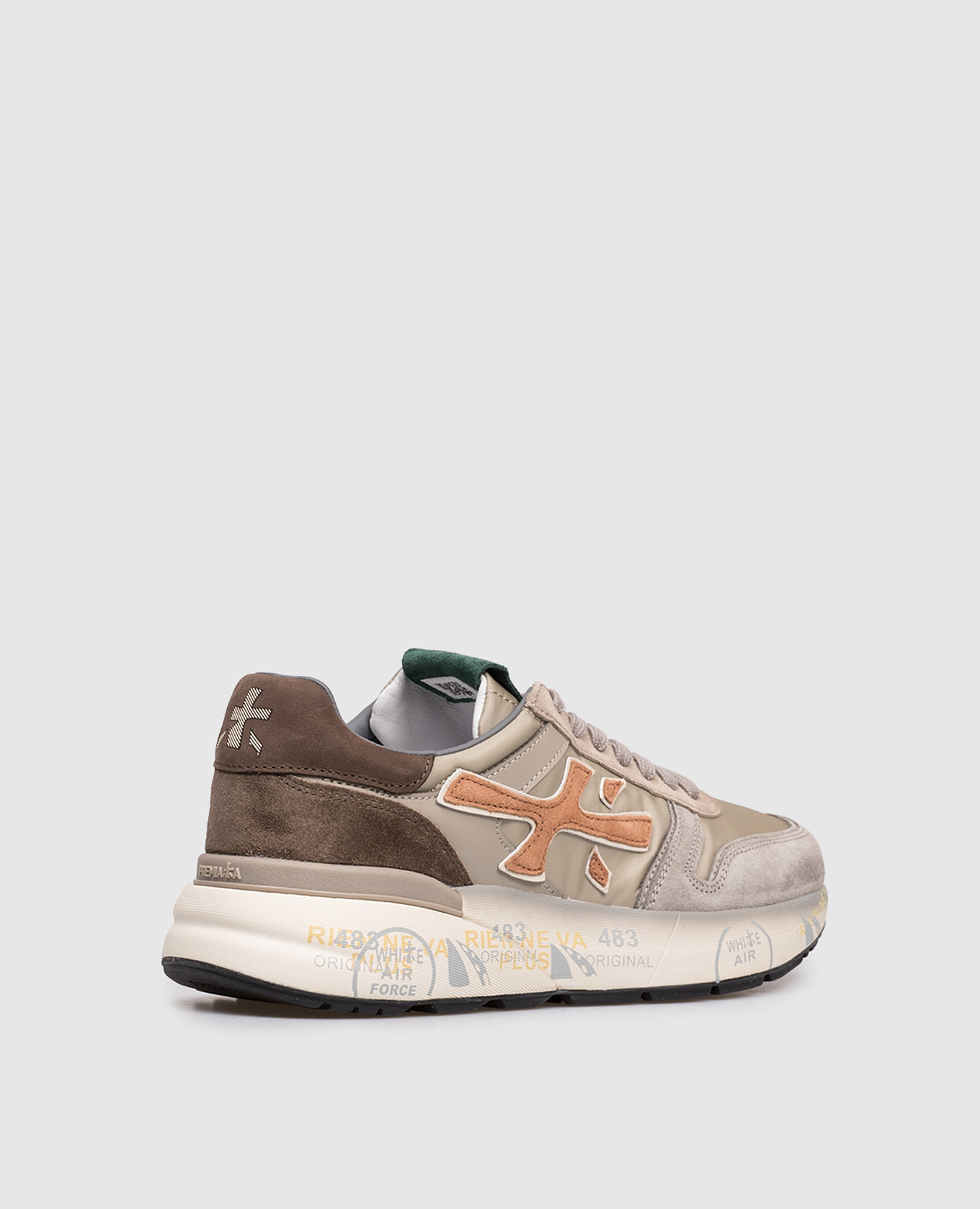 

MICK khaki combination sneakers with logo Premiata