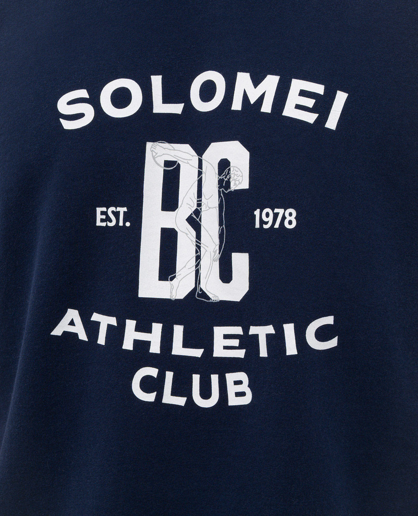 

Blue T-shirt with print Brunello Cucinelli