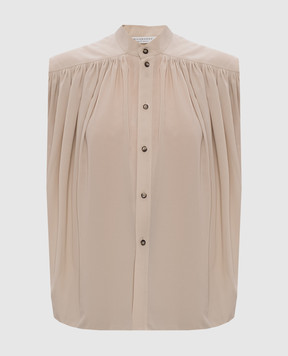 Philosophy di Lorenzo Serafini Beige blouse A02102121