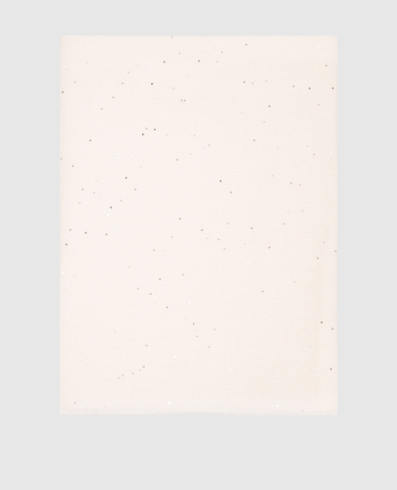 White wool scarf with sequins Peserico