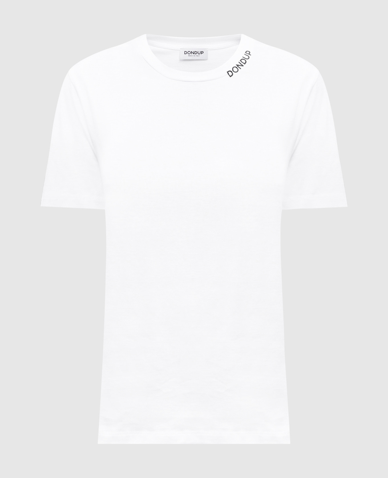 

White T-shirt with logo print Dondup