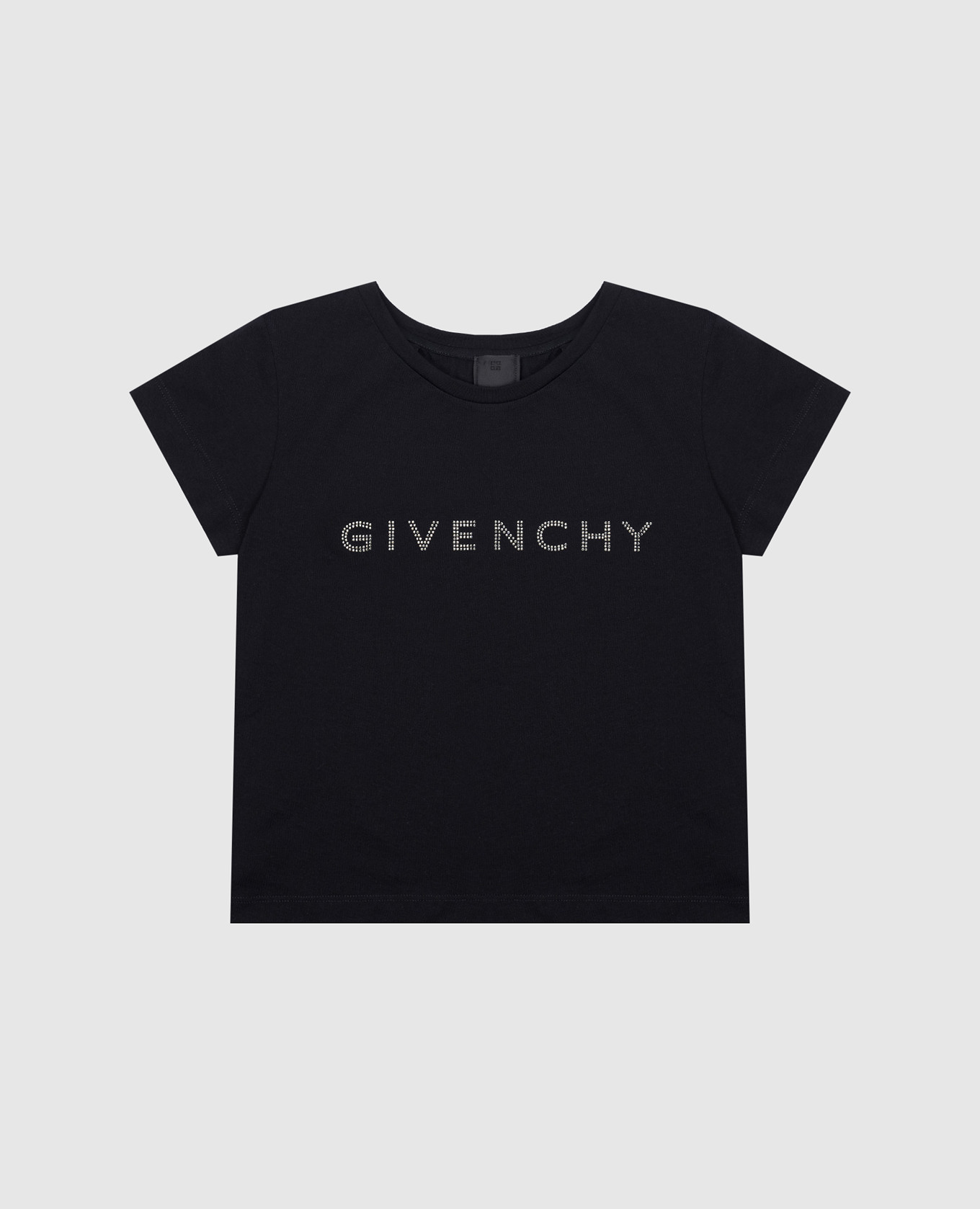 Children&#39;s black t-shirt with a logo Givenchy