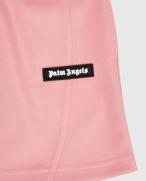 Palm Angels Children's pink skirt with logo PGCN002F25FAB00112+