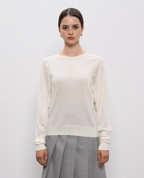 Intoca White wool jumper 252RAIYOPO0202