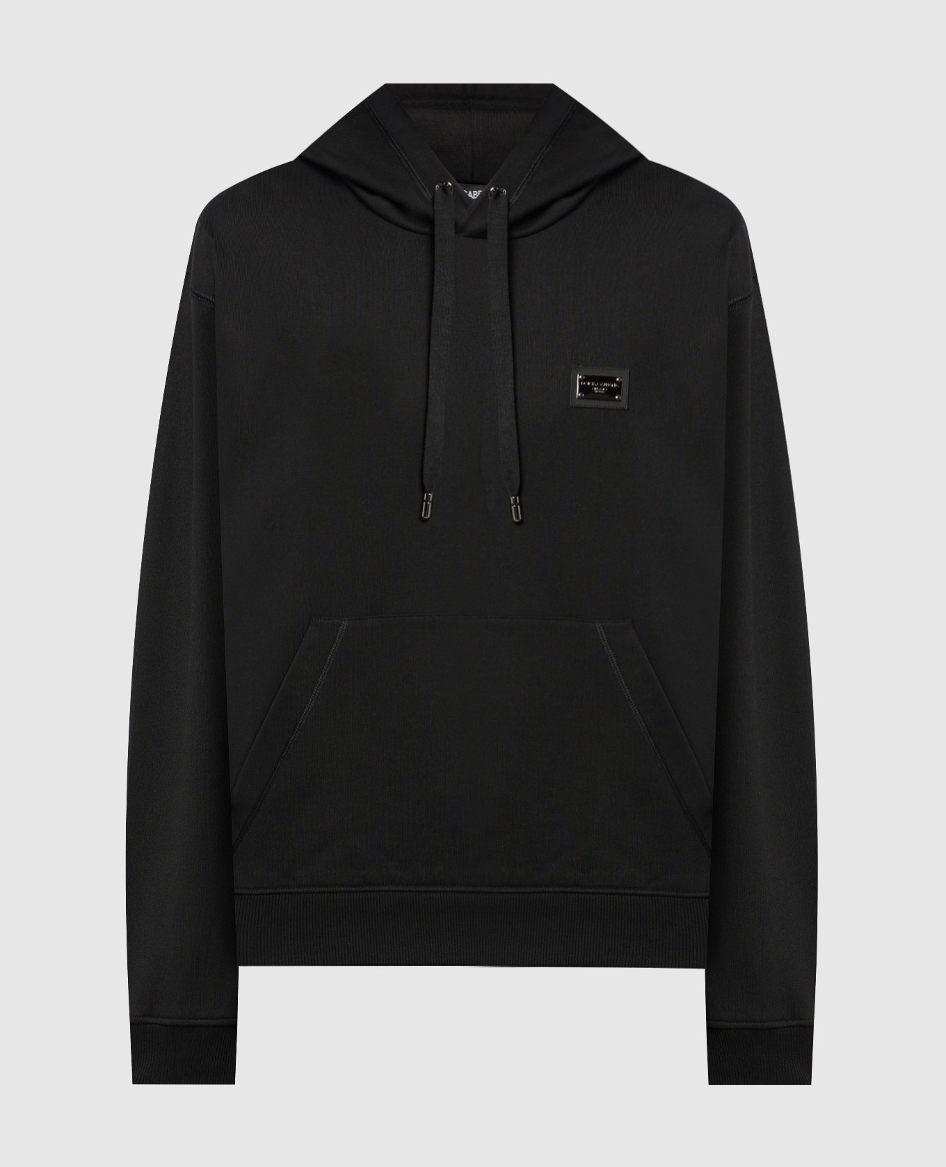 

Black hoodie with metallic logo Dolce&Gabbana