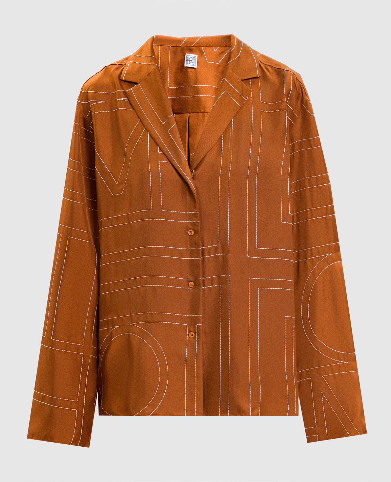 

Orange silk blouse Toteme