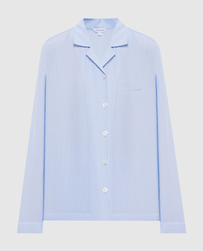 Dore & Rose Blue striped pajama shirt LONGSLEEVESTRIPEDPJTOP