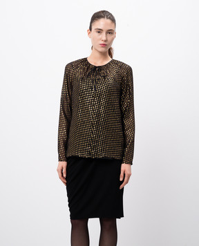 Red Valentino Black double-breasted blouse QR0AB26541J