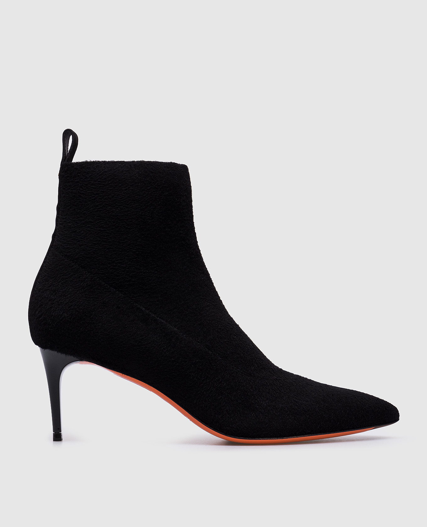 Black ankle boots santoni