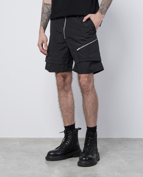 Heliot Emil Stratum black shorts M10162