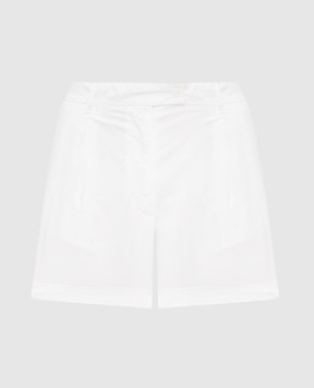 Enrico Mandelli White shorts with lapels DSHORT539I