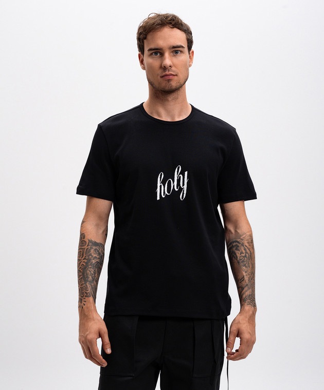 Ann Demeulemeester - Black T-shirt Baptist CO00MJTS0212FA045
