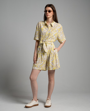 Woolrich Yellow printed blouse CFWWSI0182FRUT3704