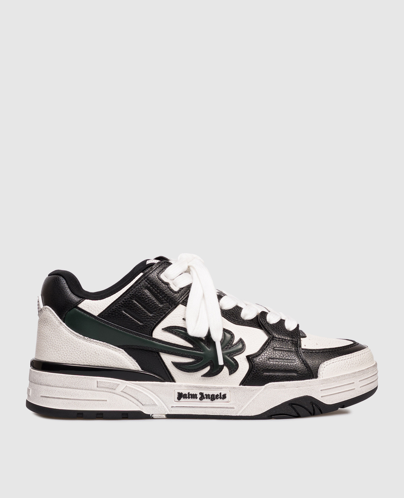 Venice leather sneakers with vintage effect Palm Angels
