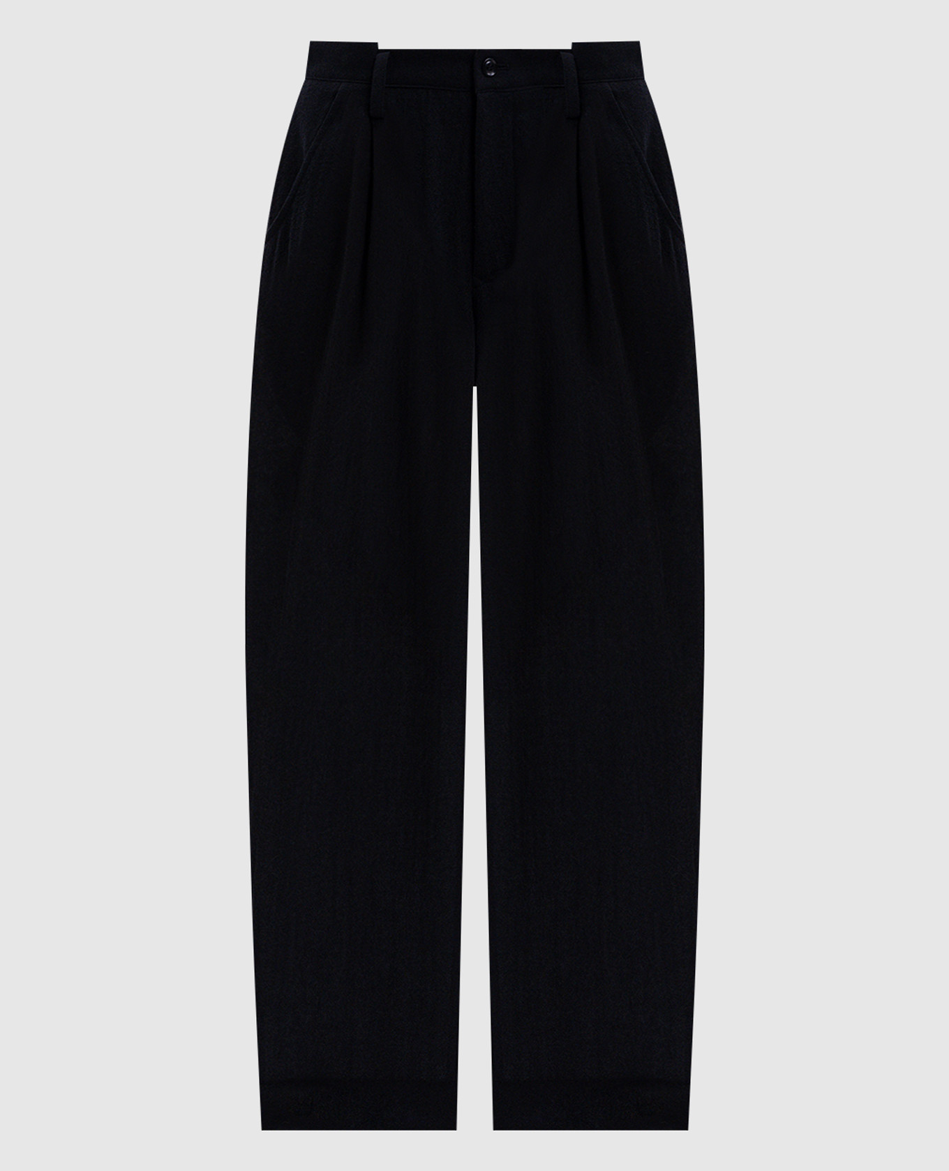 

Black wool pants Y`S Yamamoto