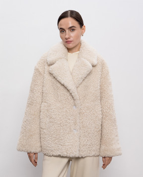 Babe Pay Pls White sheepskin coat 2310PERLA