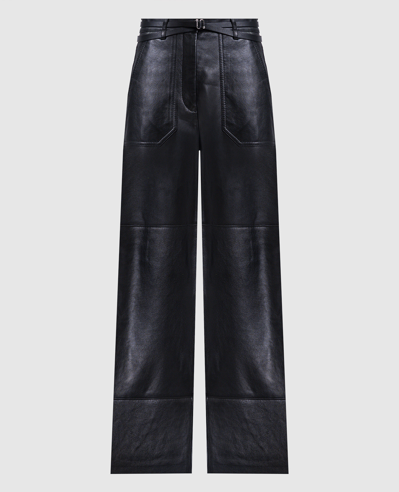 Black leather pants GARBO Max Mara Sportmax