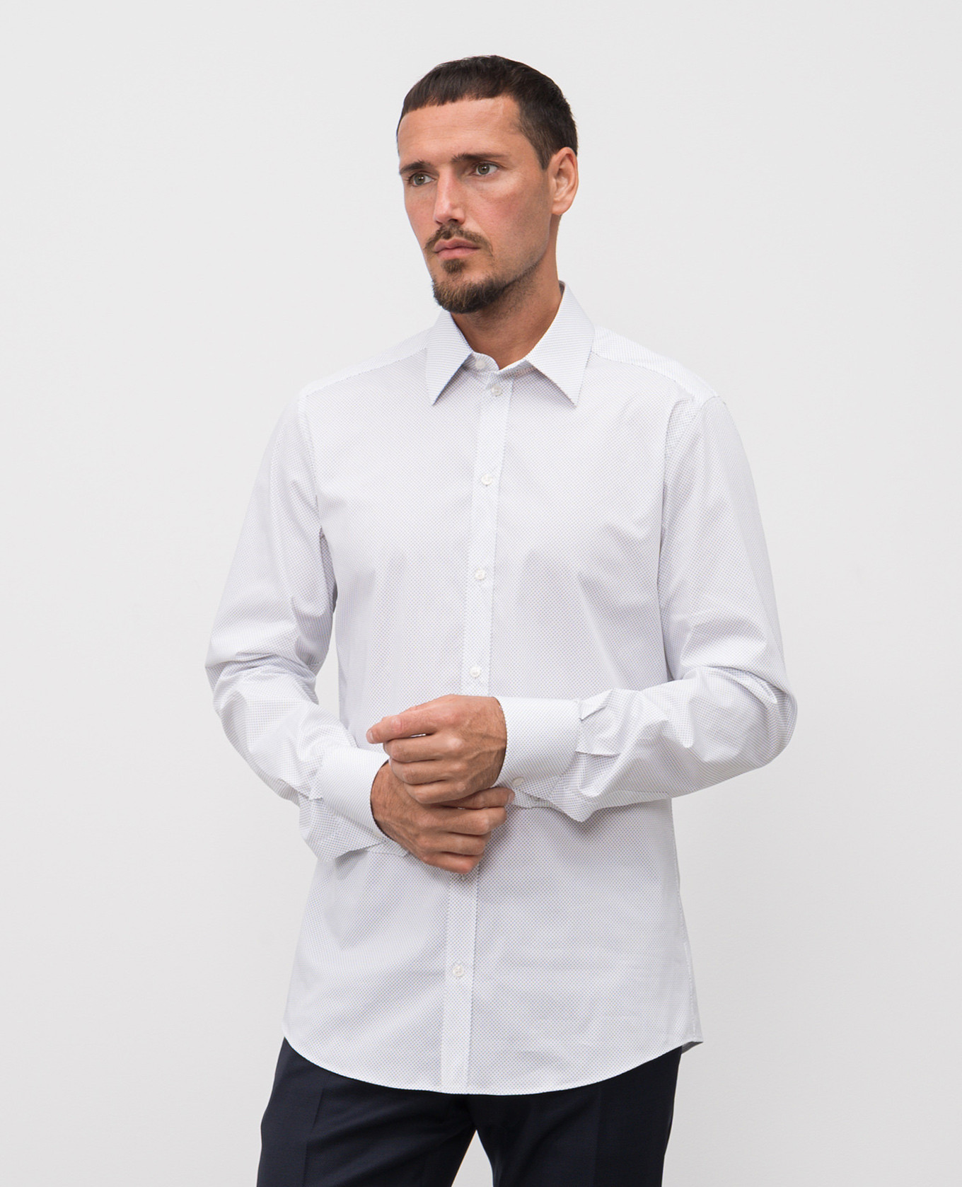 

White shirt with a pattern Dolce&Gabbana