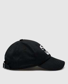 Off-White Black cap with contrasting Arrow embroidery OMLB069C99FAB003