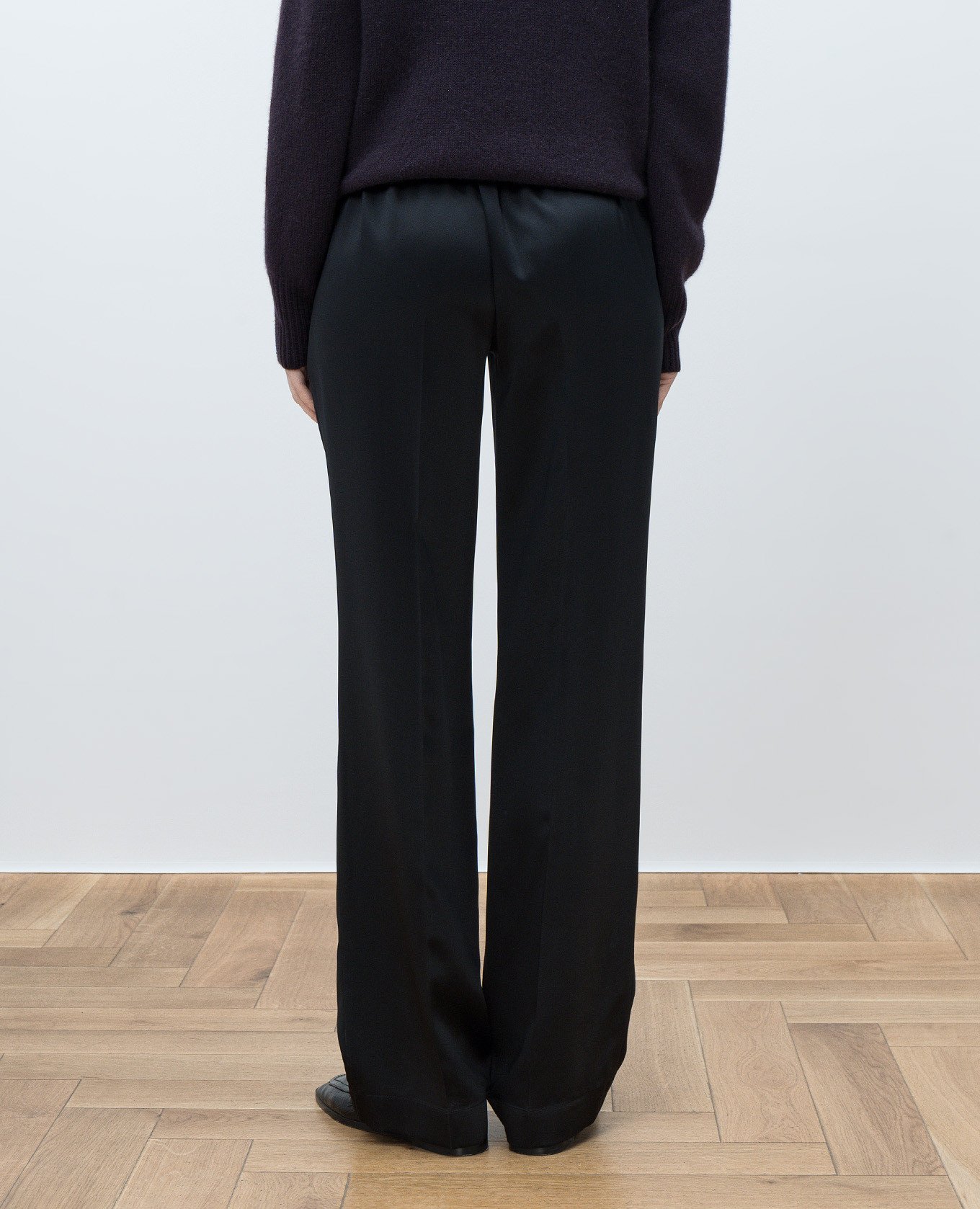 

Tova black silk pants JOSEPH