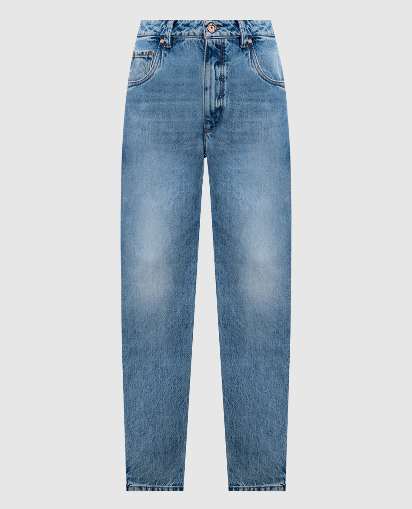 

Blue jeans with monil chain Brunello Cucinelli, Light blue