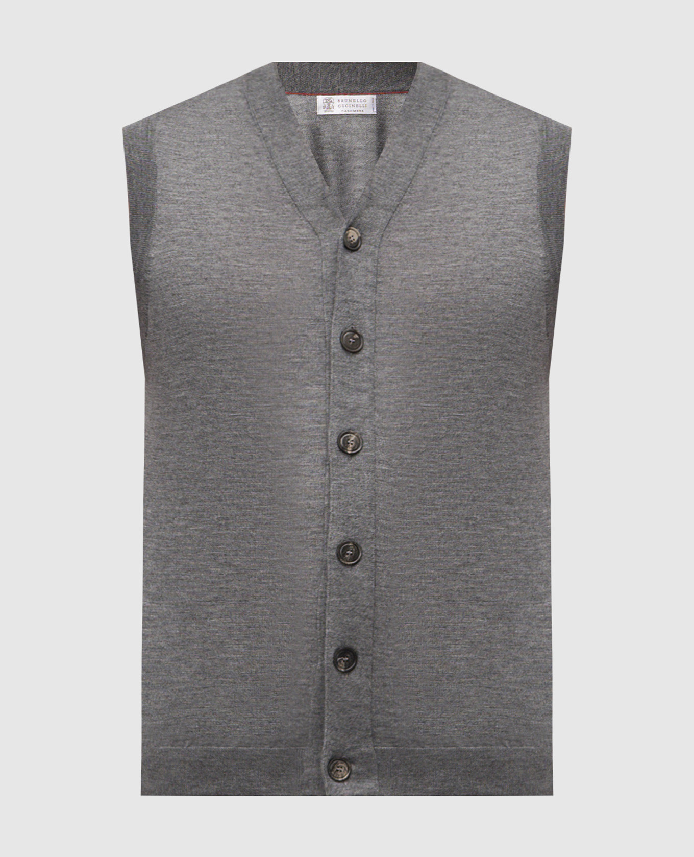 

Gray cashmere and silk vest Brunello Cucinelli, Grey