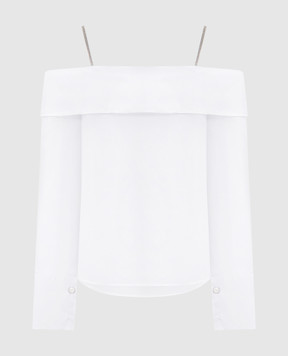 Peserico White blouse with open shoulders E0651408928