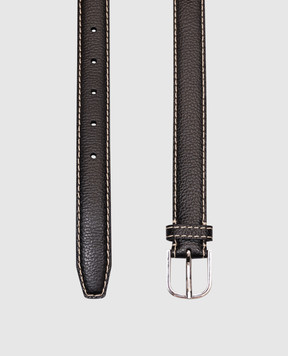 Toteme Black leather belt 233812613