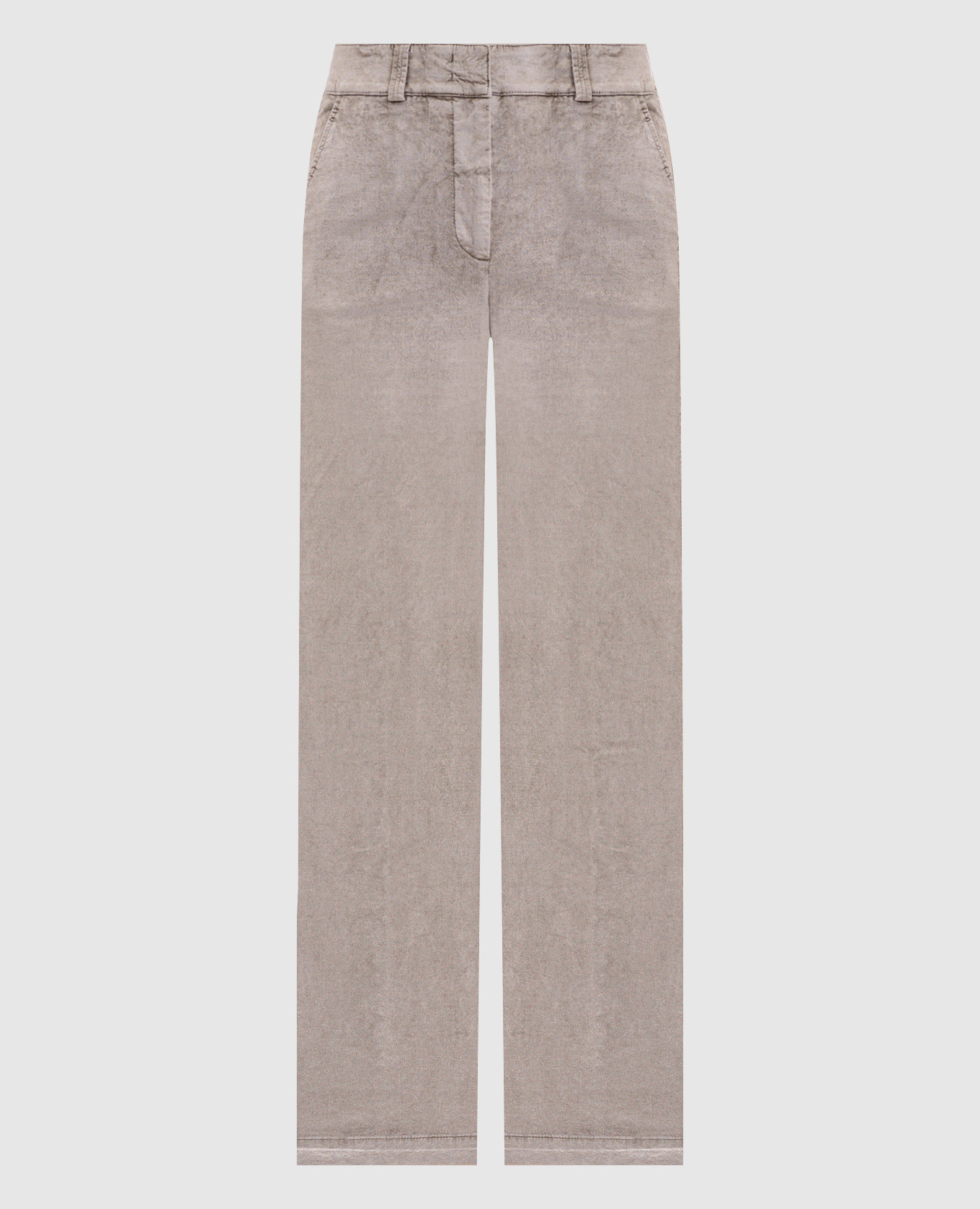 

Beige velvet pants Peserico
