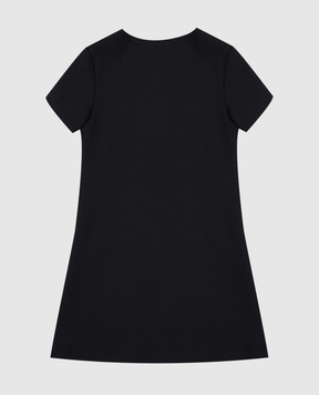 Versace Children's black dress with sequin logo 10181381A13131