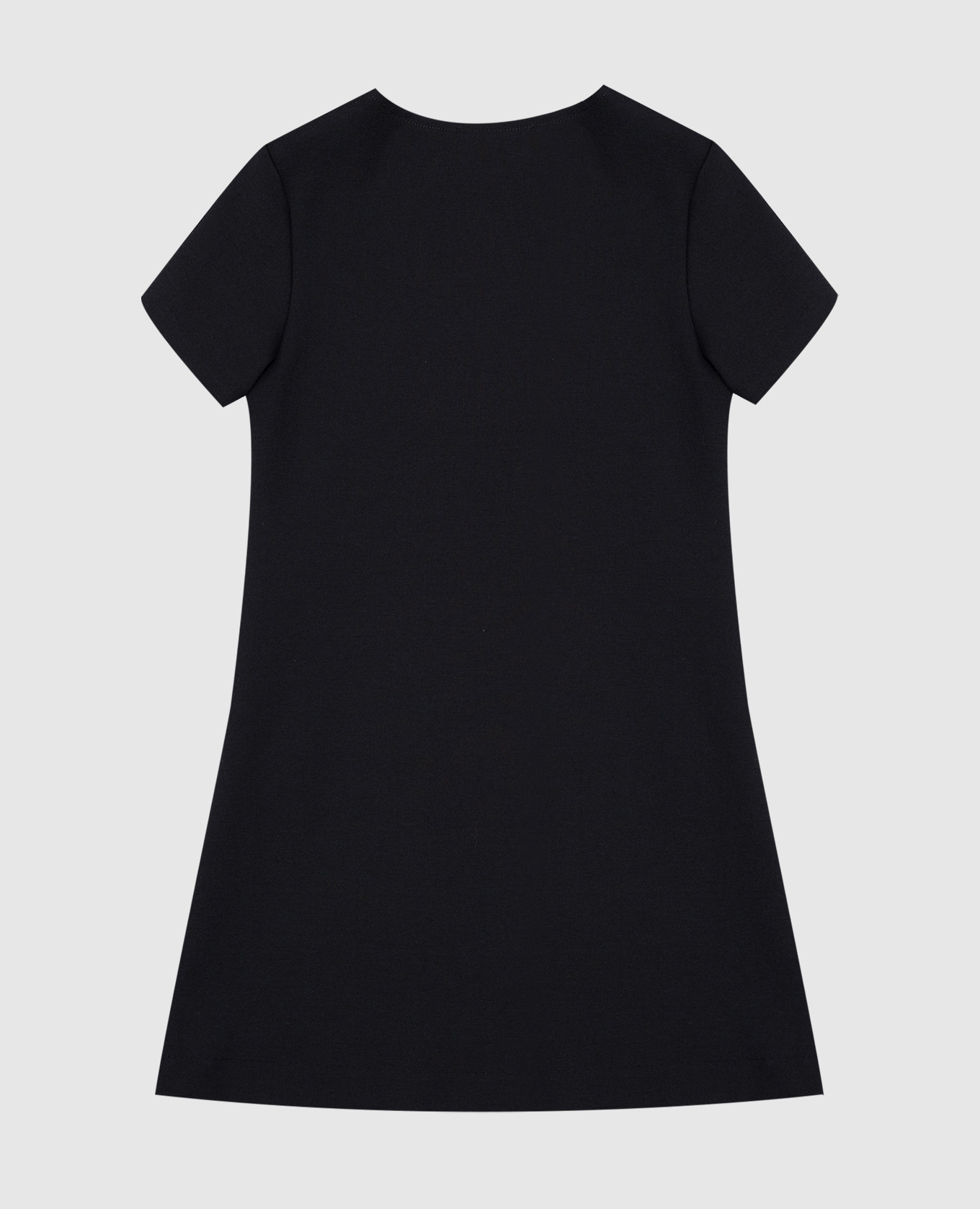 

Children's black dress with sequin logo Versace