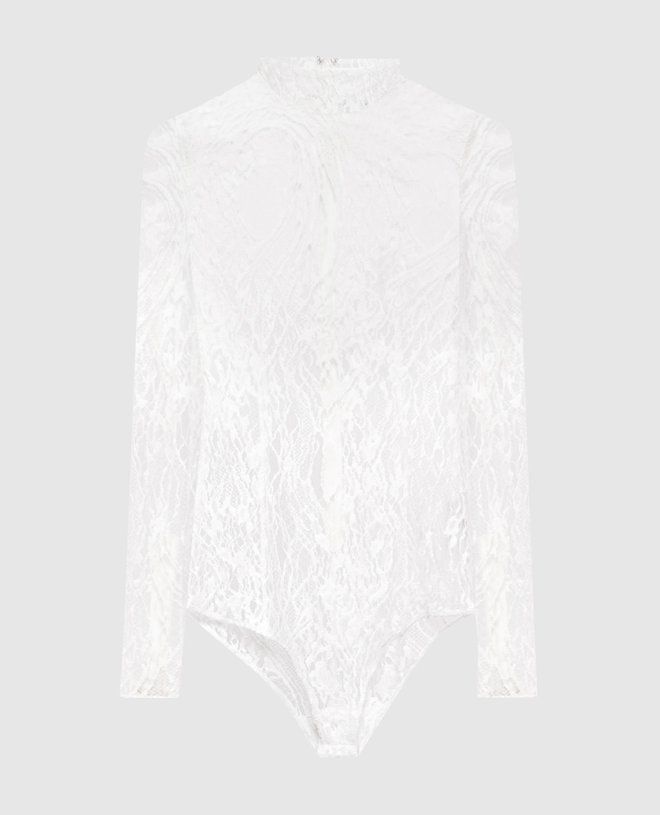 

White lace bodysuit Balmain